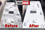 Tough Grade 9' White TPO RV/Camper Trailer Rubber roof material