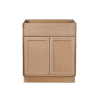 Camper Comfort (Ready-to-Assemble) Raw Maple 27"Wx34.5"Hx24"D Base Cabinet