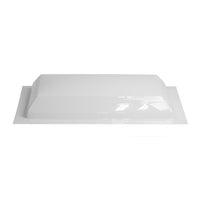 ToughGrade RV/Camper Dome Skylights - Acrylic Replacement Skylights (Outer Dome - White, 14"x22")