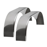 Aluminum Smooth Teardrop Tandem Trailer Fender 9" x 72" x 20"