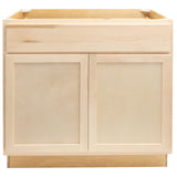 RV Base Cabinet  33"Wx34½"Hx24"D Raw Maple