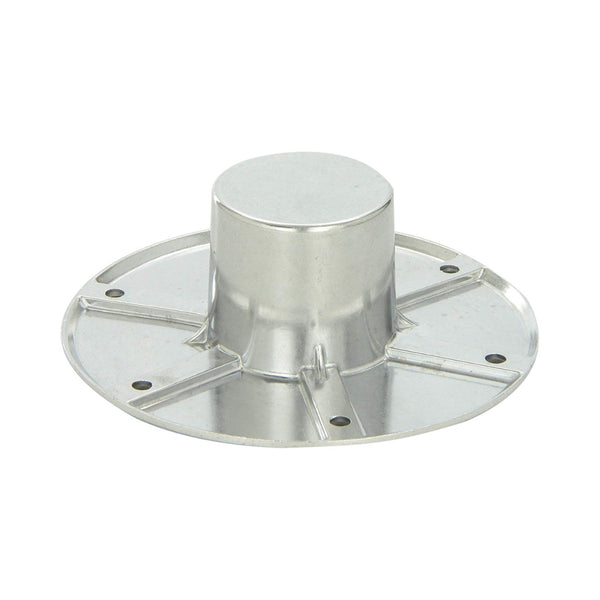 RV Pedestal Table Base Flush Mount | Chrome