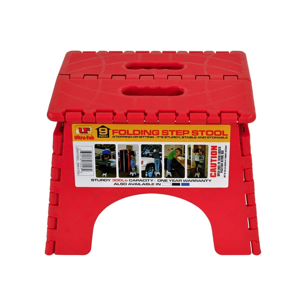 RV Folding Red Step Stool