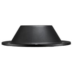 RV Round Table Base Plastic Exposed | Black | Chrome