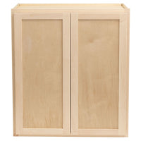 Camper Comfort (Ready-to-Assemble) Raw Maple 30"Wx30"Hx12"D Wall Cabinet