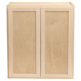 RV Wall Cabinet | 30"Wx30"Hx12"D Raw Maple