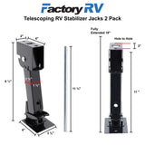 Telescoping RV Stabilizer Jacks 2 Pack