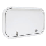 RV Baggage Door Round White 24" X 12"