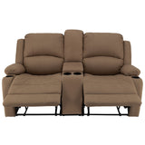 RV Wall Hugger Sofa 65" Manual Reclining Theater Seats