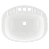 RV Sink Single Bowl 20" Long x 16" | White