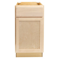 Camper Comfort (Ready-to-Assemble) Raw Maple 15"Wx34.5"Hx24"D Base Cabinet