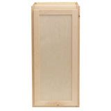 RV Wall Cabinet | 21"Wx30"Hx12"D Raw Maple