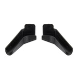 RV Rain Gutter Extensions - Black 2 pack