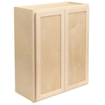 Camper Comfort (Ready-to-Assemble) Raw Maple 27"Wx30"Hx12"D Wall Cabinet