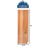 Camper Comfort (Ready-to-Assemble) Rustic Hickory .25"X23.25"X90" Pantry End Panel - Left Side