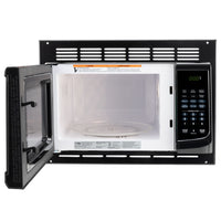 RV Microwave Black 1.0 CF Includes Turn Table