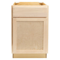 Camper Comfort (Ready-to-Assemble) Raw Maple 24"Wx34.5"Hx24"D Base Cabinet