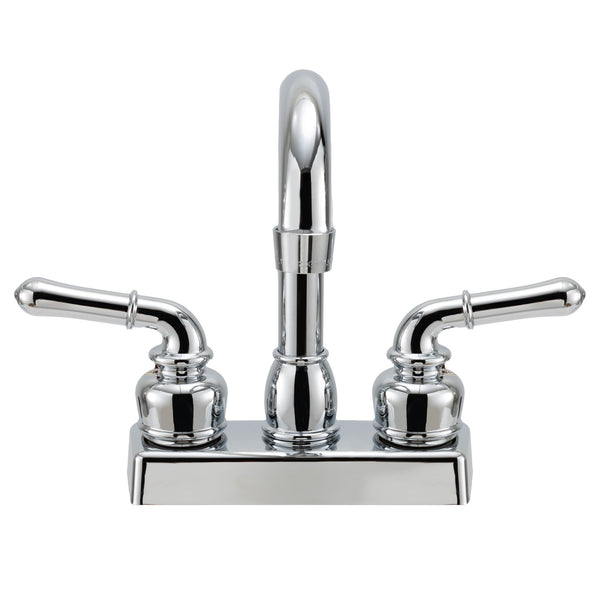 RV Faucet | Handle Bar Style with Tea Pot Handles | Chrome