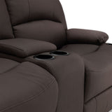 RV Wall Hugger Sofa 65" Powered Reclining Theater Seats