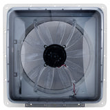 RV 12V Powered 14" Roof Vent with Fan Clear