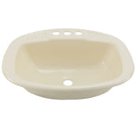 RV Sink Single Bowl 20" Long x 16" | Parchment