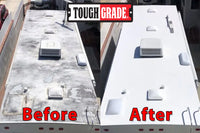 Tough Grade 9' White TPO RV/Camper Trailer Rubber roof material