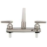 RV Kitchen Faucet Two Handles | Chrome