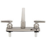 RV Kitchen Faucet Two Handles | Chrome