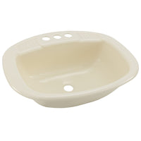 RV Sink Single Bowl 20" Long x 16" | Parchment