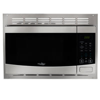 RV Microwave Black Stainless Steel  1.0 CF Includes Trim Kit