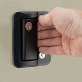 RV Paddle Entry Door Lock Latch Handle Deadbolt Black