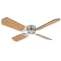 RV Ceiling Fan 36" Oak Brush Nickle 12 Volt