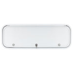 RV Baggage Door Round White 36" X 12"