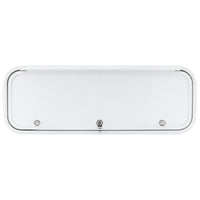 RV Baggage Door Round White 36" X 12"