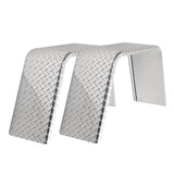 Aluminum Diamond Plate Flat Top Trailer Fender 10" X 34" X 17"