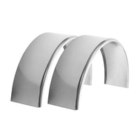 Aluminum Smooth Round Top Trailer Fender 9" X 34" X 17"