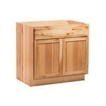 RV Base Cabinet 30"Wx34½"Hx24"D Rustic Hickory