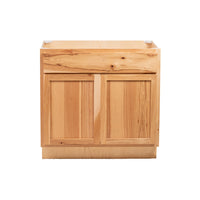 Camper Comfort (Ready-to-Assemble) Rustic Hickory Base Cabinet | 30"Wx34.5"Hx24"D