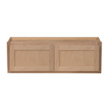 Camper Comfort (Ready-to-Assemble) Raw Maple 30"Wx12"Hx12"D Microwave Wall Cabinet