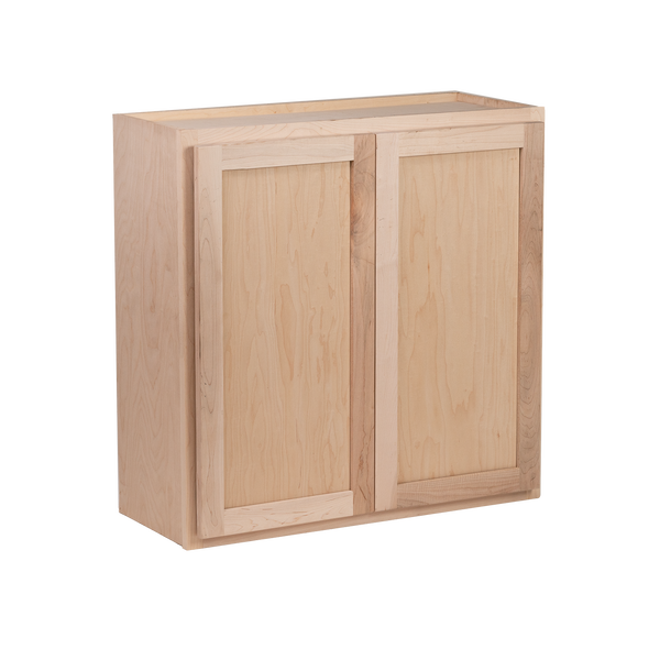 Camper Comfort (Ready-to-Assemble) Raw Maple 33"Wx30"Hx12"D Wall Cabinet