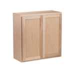 Camper Comfort (Ready-to-Assemble) Raw Maple 36"Wx30"Hx12"D Wall Cabinet