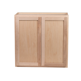 Camper Comfort (Ready-to-Assemble) Raw Maple 33"Wx30"Hx12"D Wall Cabinet
