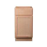 Camper Comfort (Ready-to-Assemble) Raw Maple 15"Wx34.5"Hx24"D Base Cabinet