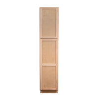 Camper Comfort (Ready-to-Assemble) Raw Maple 18"Wx84"Hx24"D Pantry Cabinet