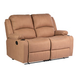Camper Comfort 58" Manual Wall Hugger Reclining RV | Camper Theater Seats (Sand) | Double Recliner RV Sofa | RV couch | Wall Hugger Recliner | RV Theater Seating | RV Furniture | Theater Seat