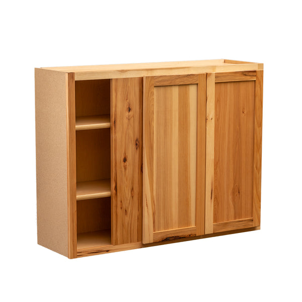 Camper Comfort (Ready-to-Assemble) Rustic Hickory 42"Wx30"Hx12"D Blind Corner wall Cabinet