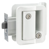 RV Entry Door Lock and Paddle Deadbolt White