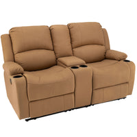 RV Wall Hugger Sofa 65" Manual Reclining Theater Seats