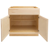 Camper Comfort (Ready-to-Assemble) Raw Maple 30"Wx34.5"Hx24"D Base Cabinet