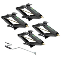 2500 lb. 24" RV Scissor Jack 4 Pack with Handle